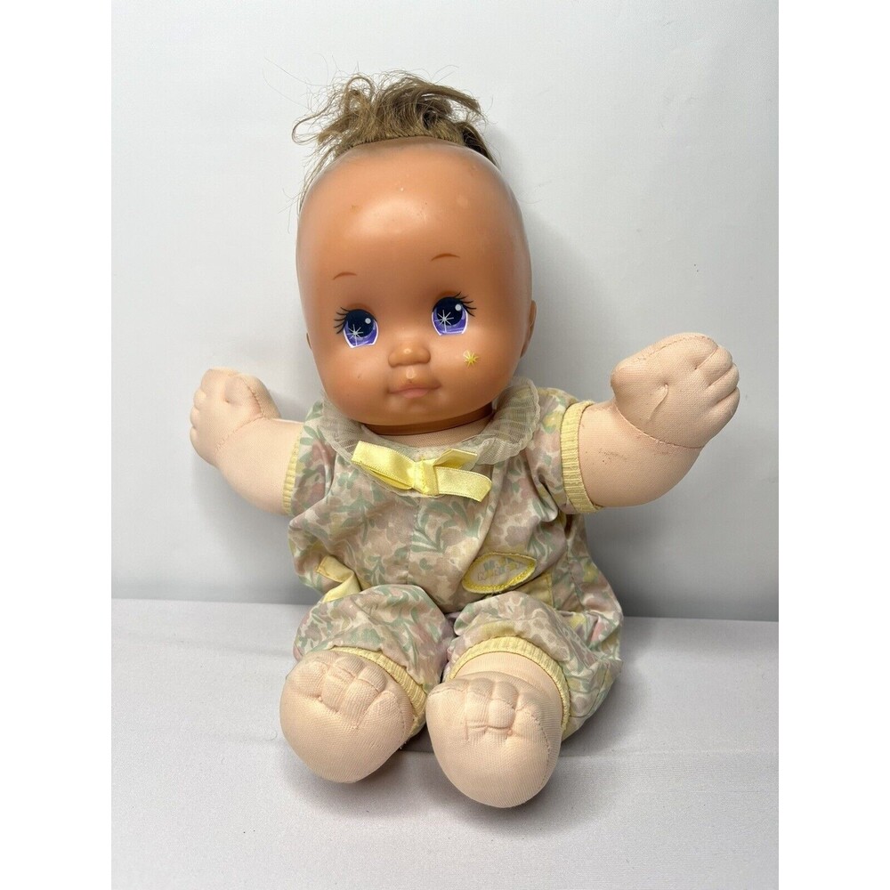 Vintage Mattel MAGIC NURSERY Baby Doll Magic Kiss Heart Star 1989